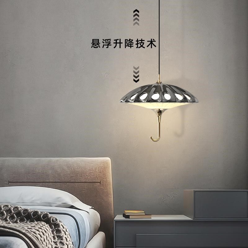 主卧室灯床头吊灯可升降触摸感应伞型氛围灯客厅玄关设计师装饰灯,家装灯饰光源,床头/玄关/吧台/过道吊灯,淘宝优惠券,粉丝福利购,淘宝优惠卷