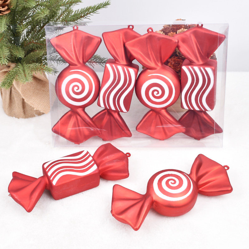 耶诞装饰用品22CM红白彩绘糖果挂饰儿童拍摄道具橱窗装扮挂件吊饰,节庆用品/礼品,节日装扮用品,淘宝优惠券,粉丝福利购,淘宝优惠卷