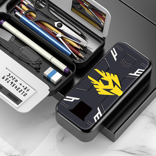 假面骑士文具盒男孩款小学生多功能双层笔袋大容量卡通儿童铅笔盒