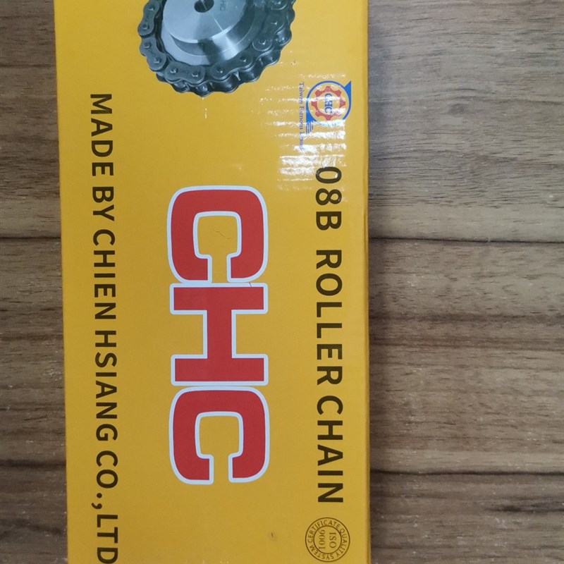 台湾进口CHC工业链条英制40链条工业传动08A 节距12.7单排双排现