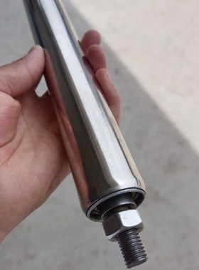 维燕铡草机输送带滚筒配件大全切草机托滚支撑辊 总长30辊24粗3.2