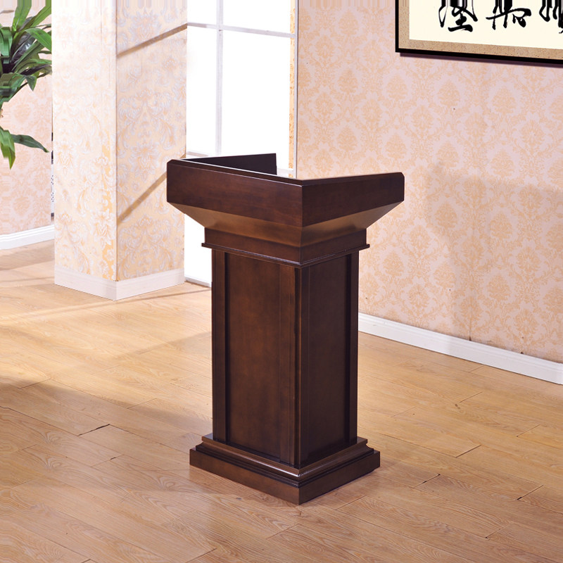 实木演讲台发言台迎宾台导购台咨询台接待台教师婚礼主持宣誓台桌