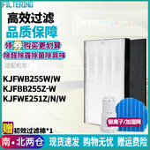 W过滤网KJFWE251Z KJFBB255Z 适配夏普空气净化器KJFWB255W