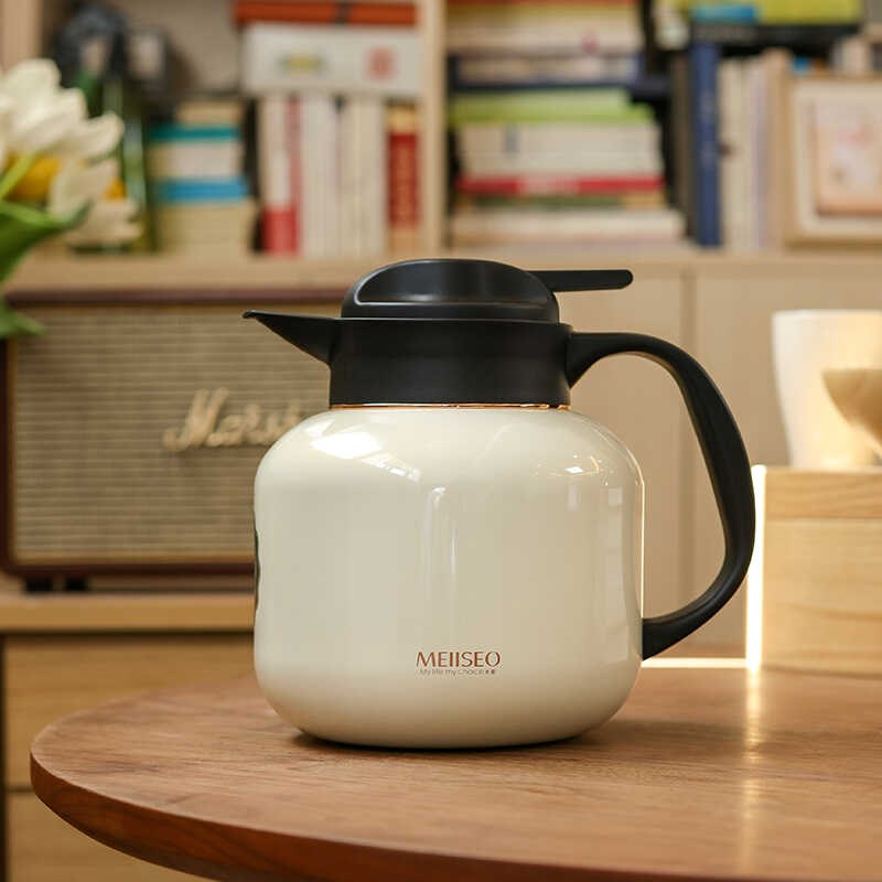 米索焖茶壶高档闷泡壶老白茶大师保温壶家用316不锈钢智能数显温