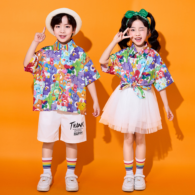 六一儿童演出服小学生港风