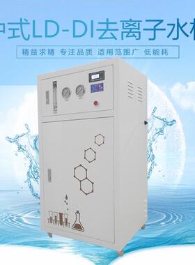医院检验科配生化仪用纯水机去离子水机中式LD-DI-80升落地柜式机