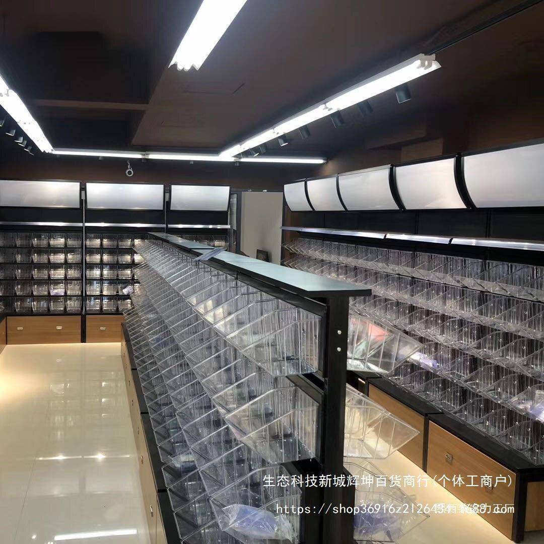 零食货架超市便利店靠墙面散货散称小卖部干果商店小食品展示架