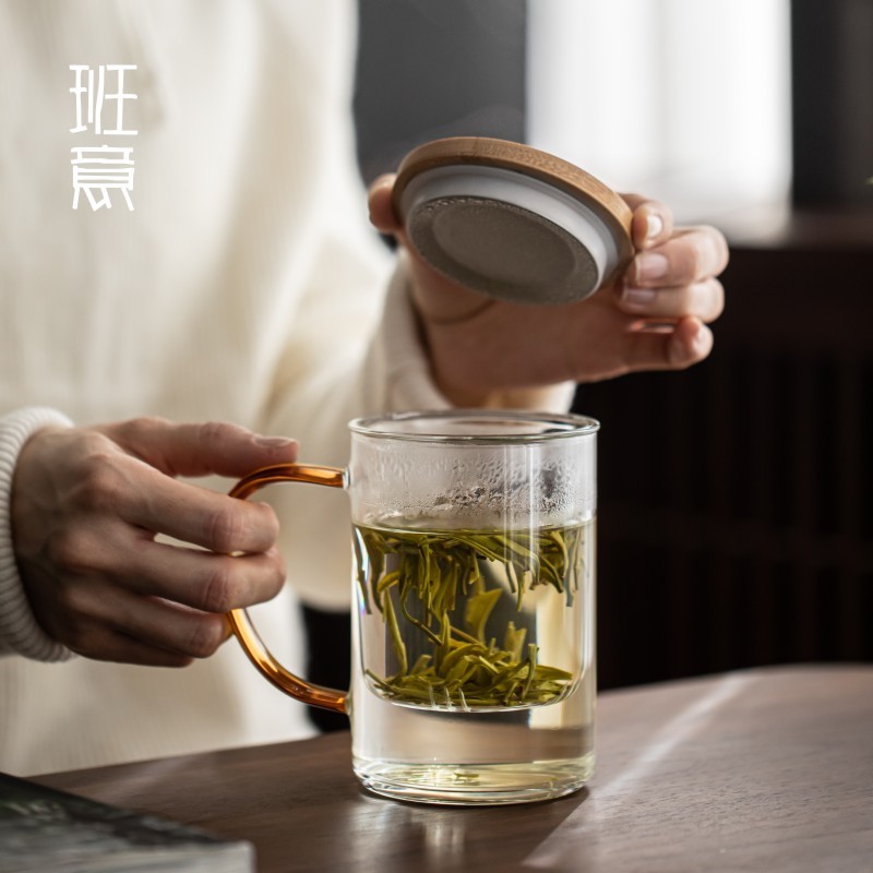 班意茶水分离泡茶壶玻璃耐热过滤家用小号单人泡红茶专用功夫茶具