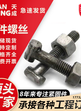 扣件螺丝/t型螺栓/脚手架螺丝/脚手架扣件固定螺丝/十字扣件螺丝