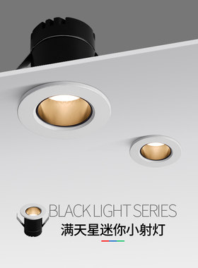 嵌入式led小射灯客厅酒柜展柜装饰满天星开孔3cm小尺寸天花牛眼灯