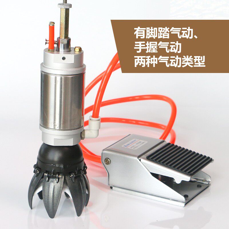 如意坊脚控气动月饼馅料分馅器食品定量分割器桃酥五仁手控抓馅机