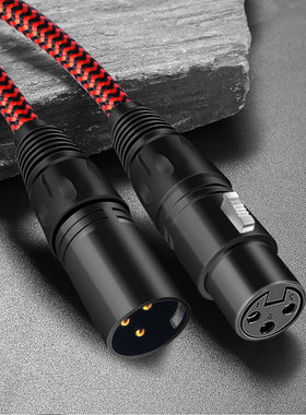 戈利狮发烧级卡农线公对母连接线专业XLR平衡线话筒线卡侬音频线