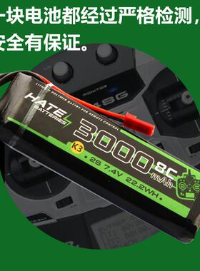 HATE航模控电遥控器电池乐迪AT9Spro迈克天地飞9锂电池1s2s3s控电