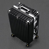 行李箱男大容量铝框拉杆箱加厚学生密码 箱高颜值旅行箱旅行登机箱