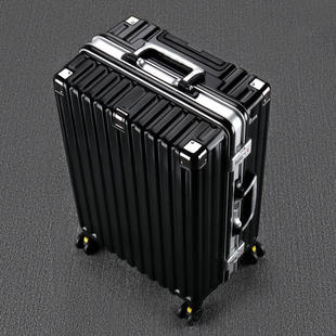 行李箱男大容量铝框拉杆箱加厚学生密码箱高颜值旅行箱旅行登机箱