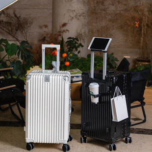 行李箱大容量30英寸超大号结实耐用合金硬壳密码箱出国托运旅行箱