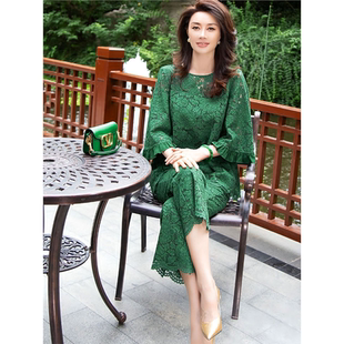 2025超火夏装一整套气质高级感清冷感国风绿色上衣裤子两件套装女