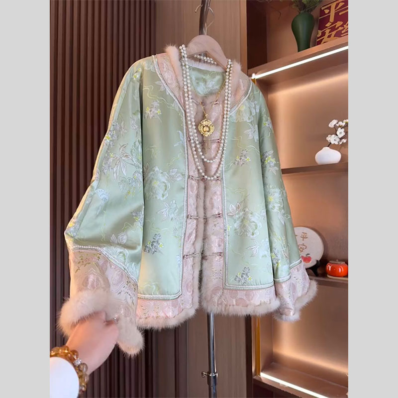 新中式国风巨好看的初冬外套