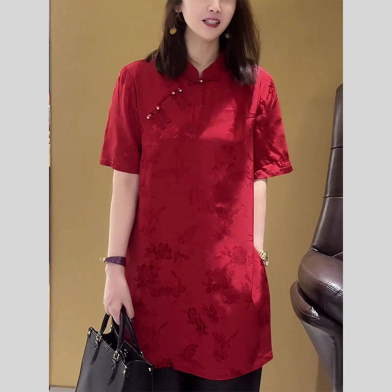 新中式国风年轻款盘扣上衣小衫