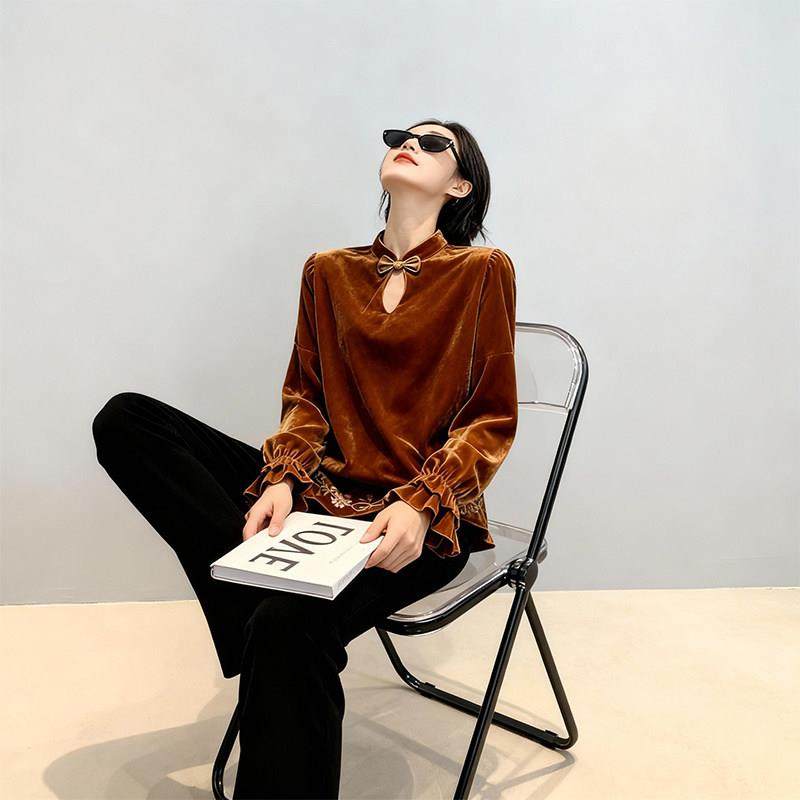 独特漂亮外套上衣新中式国风唐装禅意衬衫女2026新款爆款春秋,女装/女士精品,大码内搭,淘宝优惠券,粉丝福利购,淘宝优惠卷