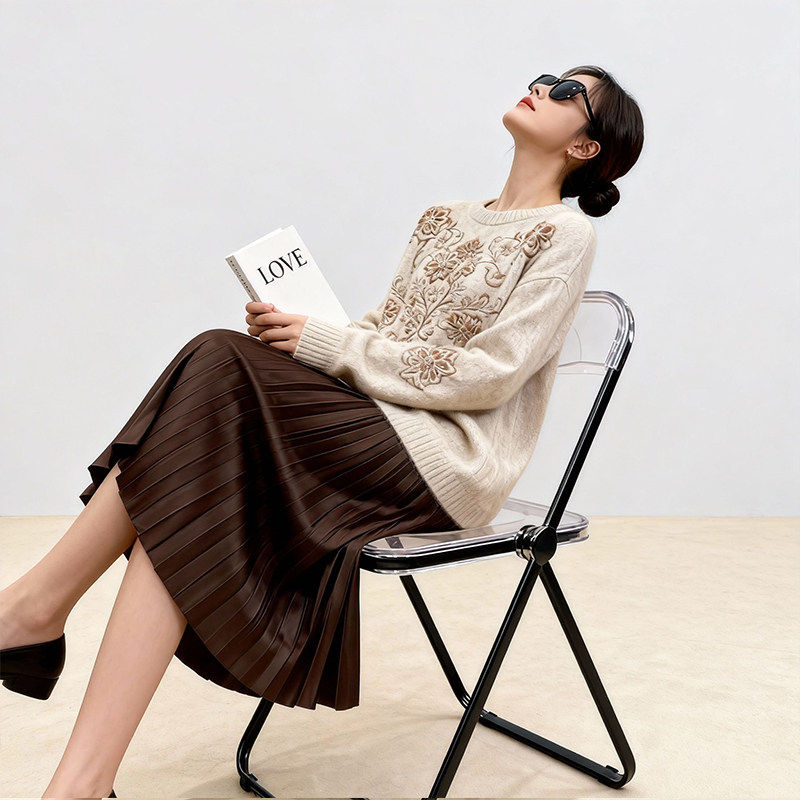 独特高端新中式国风毛衣女2026冬季新款爆款慵懒宽松超火针织上衣,女装/女士精品,大码内搭,淘宝优惠券,粉丝福利购,淘宝优惠卷