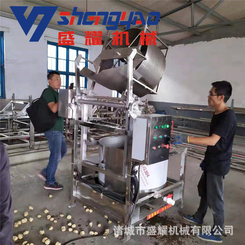 油炸香菇自动脱油机 全自动下出料甩油机 商用油炸鸡翅鸡爪脱油机