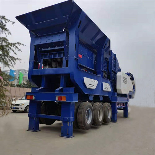 建筑材料沙子碎石破碎机 采石场移动破碎站 履带式移动破碎机