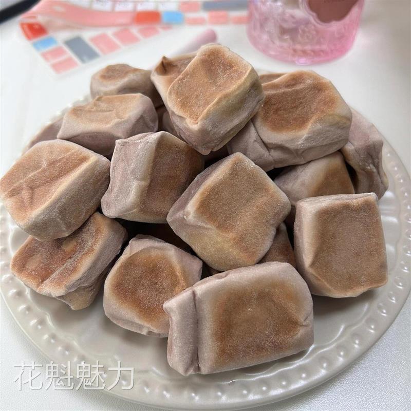 紫薯巧饼山东特产南瓜巧饼红枣巧果小喜饼七夕巧果火烧馍馍糕点