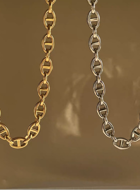 Ivy猪鼻子项链欧美简时尚