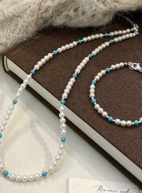 施家珍珠项链手链女清新高级设计