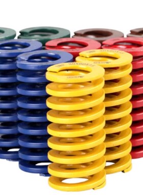 SSWY/SfWY 淡绿色扁线压缩弹簧模具弹 矩形螺旋弹簧超大压缩量型