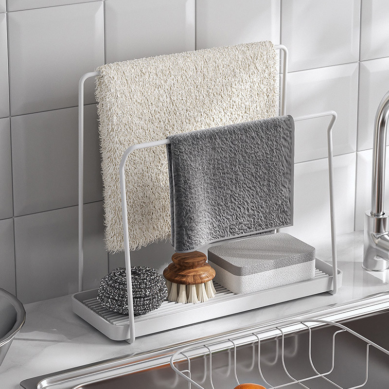 厨房抹布b架家用沥水收纳毛巾海绵洗碗水槽台面收纳置物各种神器,厨房/烹饪用具,抹布架/厨房清洁收纳架,淘宝优惠券,粉丝福利购,淘宝优惠卷