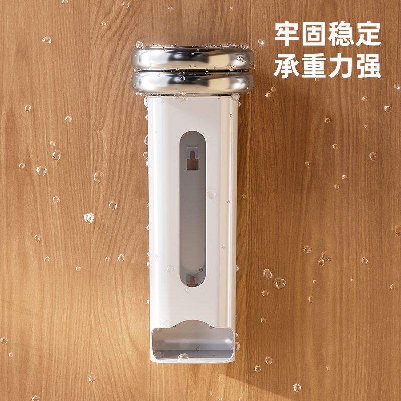 整理师推荐垃g圾袋收纳神器壁挂式厨房塑料袋收纳盒抽取方便袋网