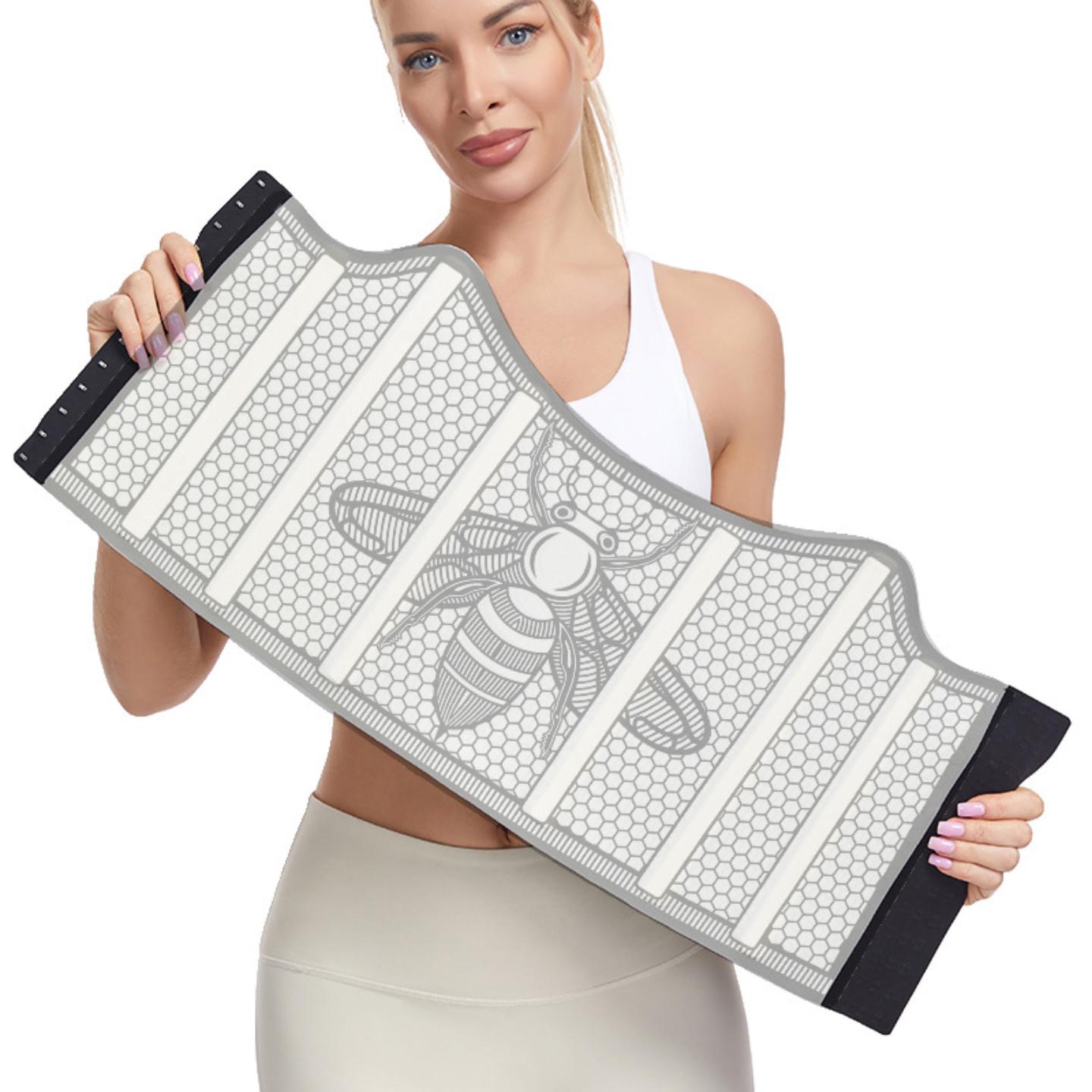 高端无痕果冻条收腹带U型沙漏