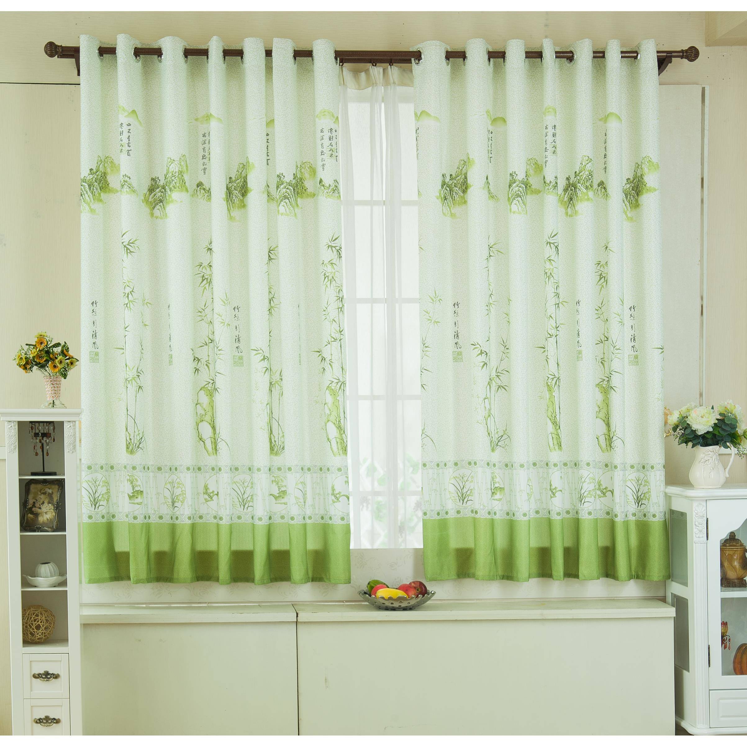 窗帘布成品特价清仓包邮床帘飘窗短帘半遮光布客厅卧室阳台小窗帘