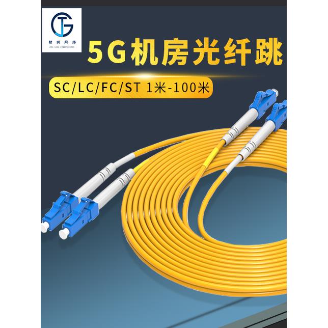 电信级光纤跳线LC-SC-FC单模双芯1/2/3/5米/10米100米尾纤2.0-3.0