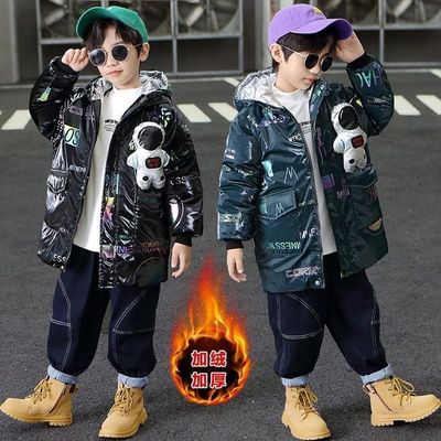 男童羽绒棉服2025新款免洗加绒加厚中大童棉衣儿童棉爆款外套