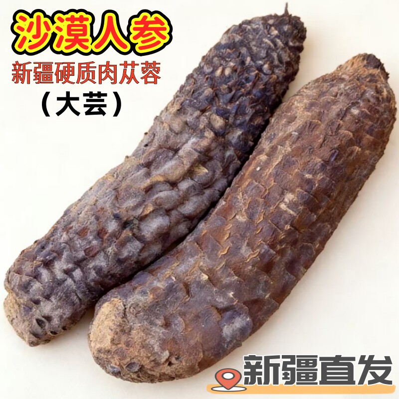 肉苁蓉沙漠人参正宗新疆和田大芸滋补养生整根硬质肉苁蓉泡酒泡茶