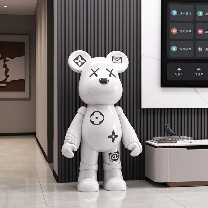 网红存钱罐暴力熊大摆件客厅电视柜旁大型落地家居装饰品乔迁礼物