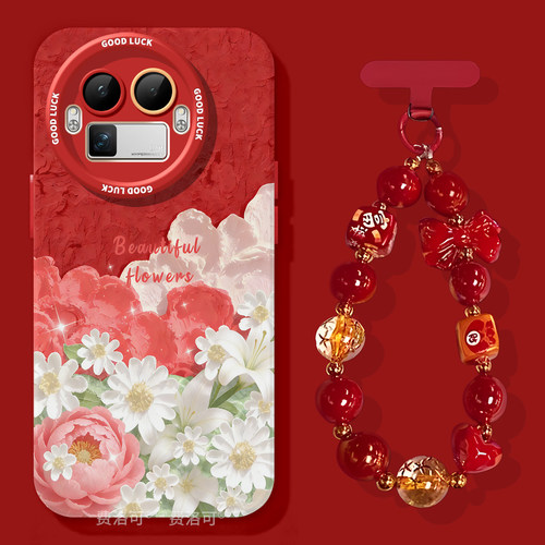 油画云朵集合适用realme真我gt8保护壳新年新款neo7爆款gt7硅胶7镜头好看gtneo5防摔realme真我全包高颜值3