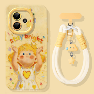 发光女孩适用iqooz9turbo手机壳z9新款 vivo硅胶iqoo全包turbo爱酷iq00iqz8女z7x外壳lqoovivoneo9保护套z9x