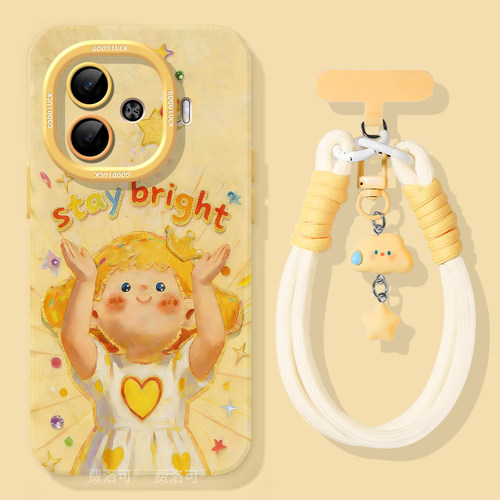 发光女孩适用iqooz9turbo手机壳z9新款vivo硅胶iqoo全包turbo爱酷iq00iqz8女z7x外壳lqoovivoneo9保护套z9x