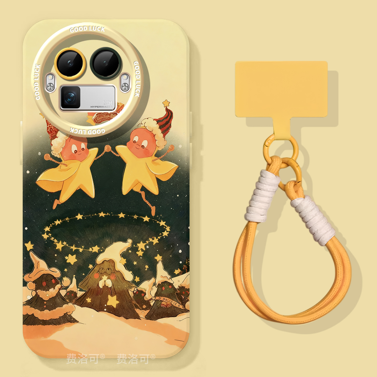 星星人适用真我gt8pro手机壳美拉德gt7新款realme硅胶gt5全包gt2pro防摔gt大师探索版v70s秋冬neo7圣诞gtneo6