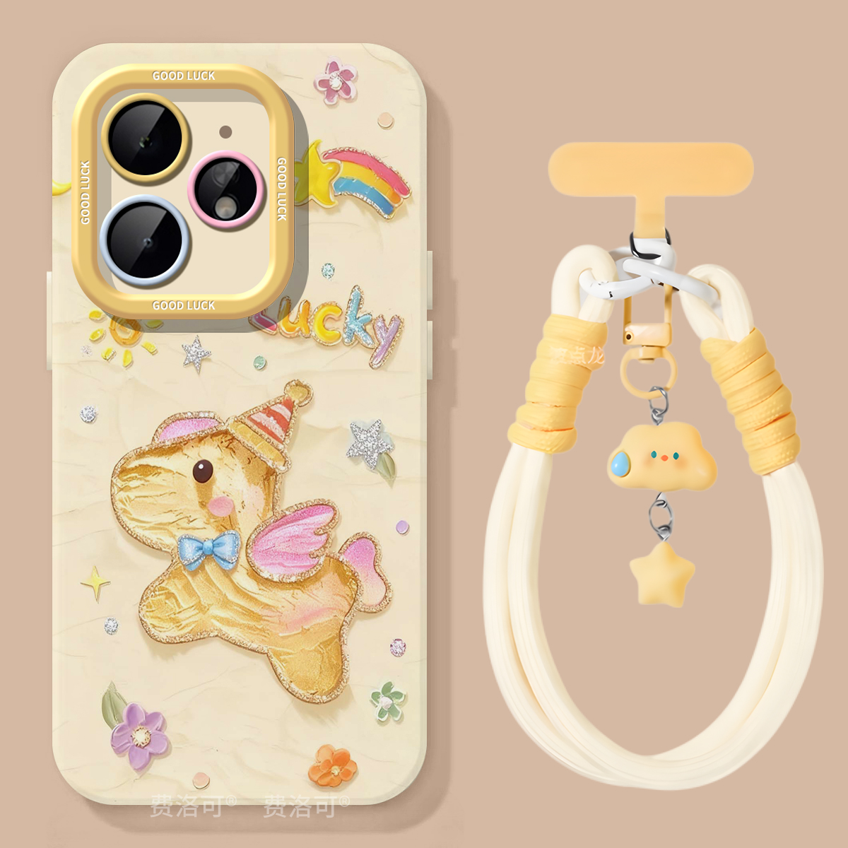 油画小马适用realme真我neo7Turbo手机壳新款neo7爆款gt6硅胶gt7镜头全包防摔gtneo5好看realme真我保护neo3