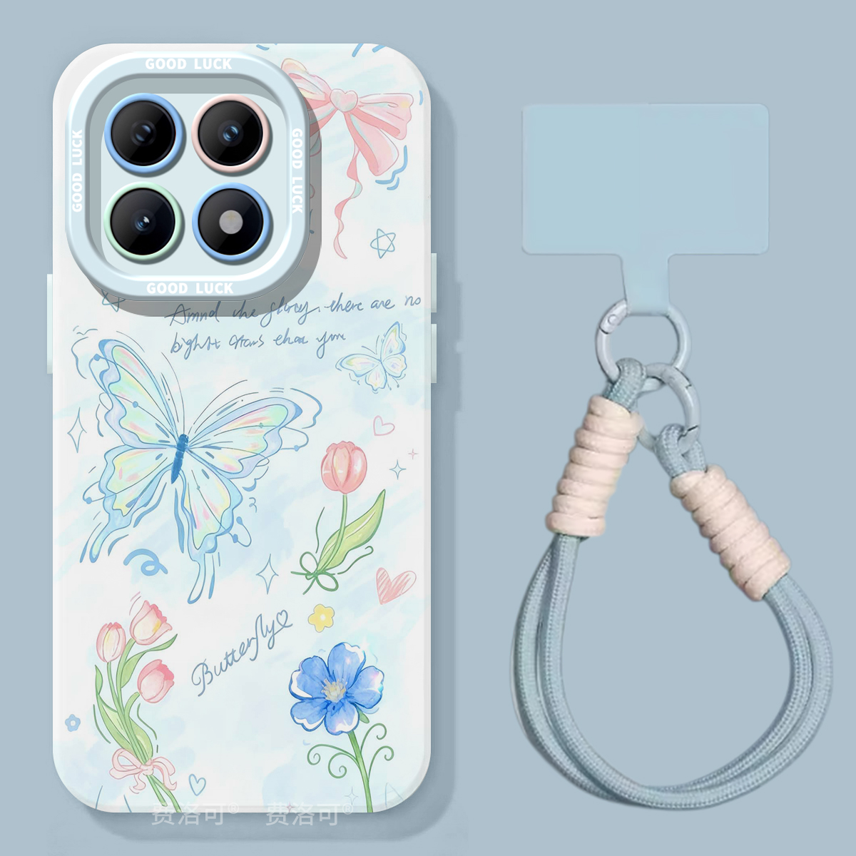 卡通蝴蝶小花适用iqoo15手机壳iqoo13pro硅胶12全包防摔vivo爱酷9女款高级neo8pro超好看7se竞速版5创意11