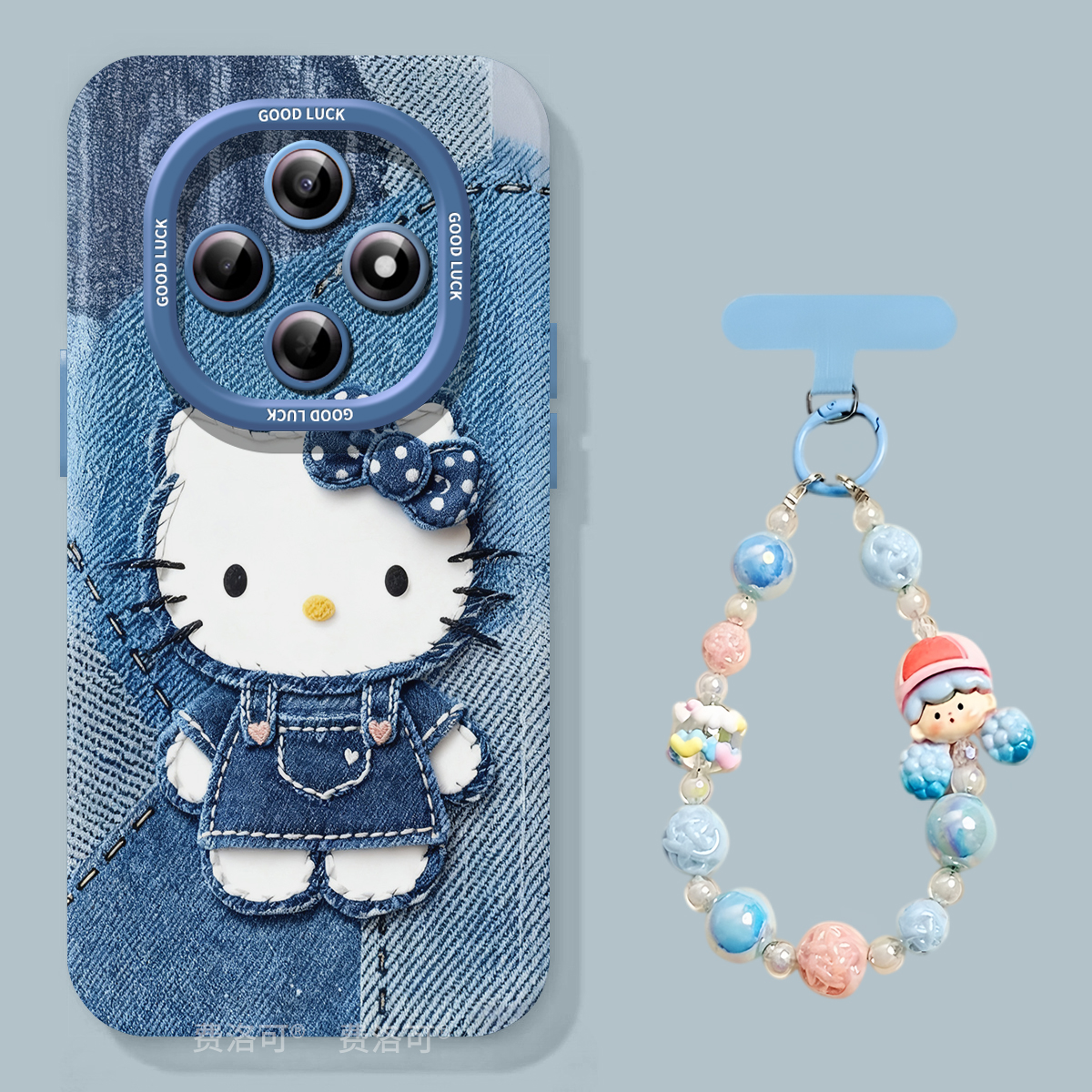 牛仔凯蒂适用oppoa6pro手机壳2025新款A6B保护套A5软硅胶a97超火a95全包opop镜头a93小众高级a92s女款a91防摔