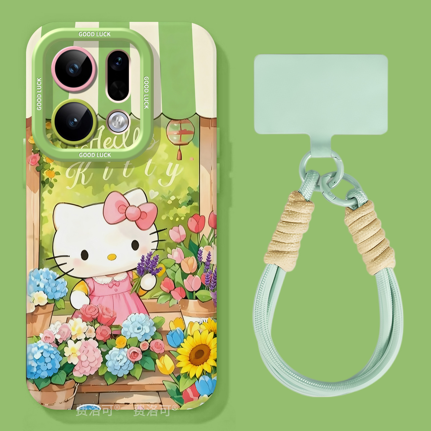 花店kt猫适用oppofindx9手机壳女findx9pro套硅胶findx8ultra全包8s防摔x8por新款外壳x7挂绳0pp0软8pro高级