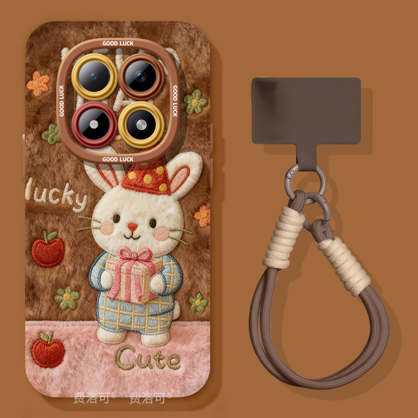 美拉德兔适用红米turbo4pro手机壳note13新款note15pro全包12防摔turbo3软10外壳8的7redminote9小米圣诞好看