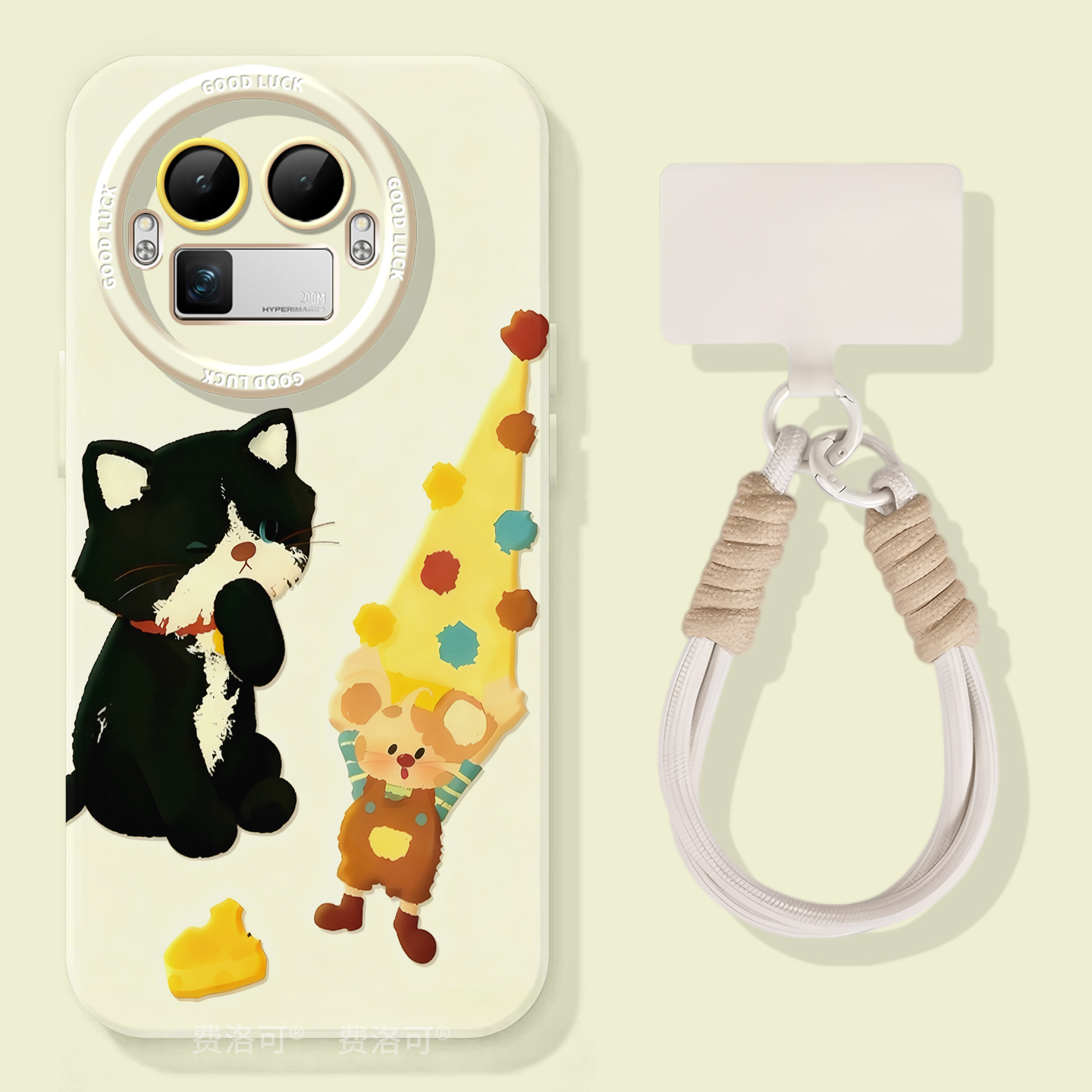 奶酪猫适用真我gt8pro手机壳美拉德gt7新款realme硅胶gt5全包gt2pro防摔gt大师探索版v70s秋冬neo7软gtneo6