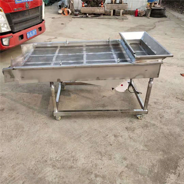 直线式黄豆过筛机 农业机械振动筛 筛选小麦燕麦粉